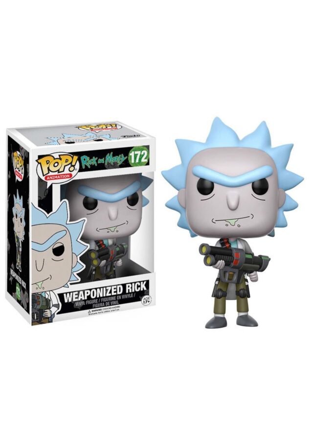 Rick con arma - Rick y Morty