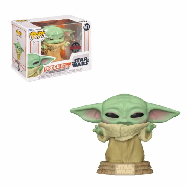 Grogu usando La Fuerza