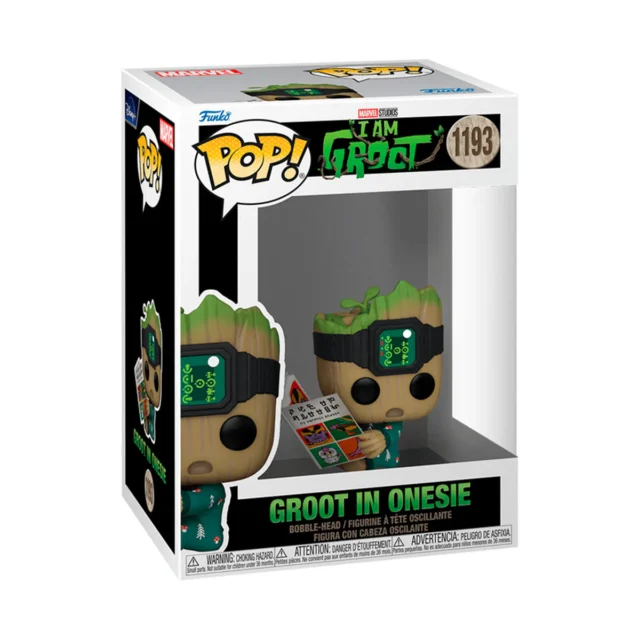Groot onesie leyendo