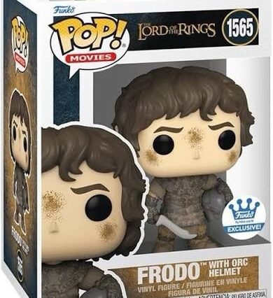 Frodo con casco orc 1565- señor de los anillos