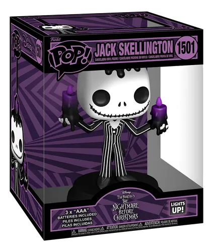 Jack Skellington con velas 1501 - Nightmare before Christmas