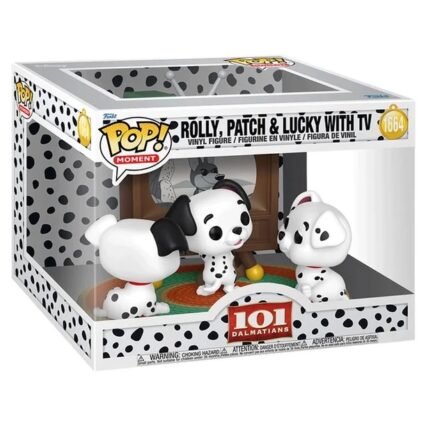 Tilly, patch, lucky con tv 1664 - 101 dálmatas