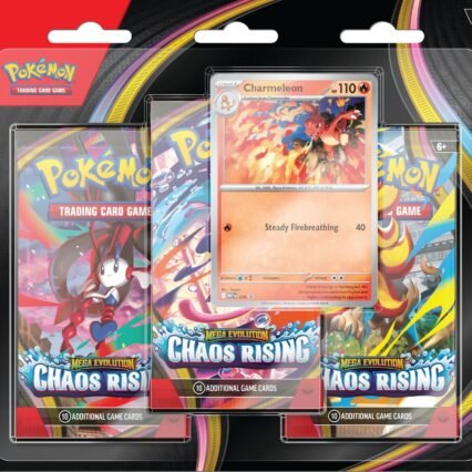 pokemon TCG - chaos rising 3 pack blister (inglés)