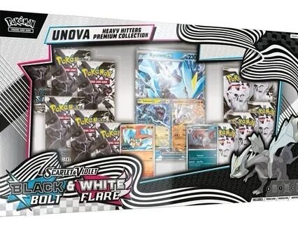 Pokemon TCG black bolt  & white flare: unova heavy hitters premium collection