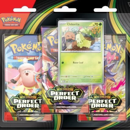 Pokémon TCG - Mega Evolution Perfect Order Blister 3 Sobres