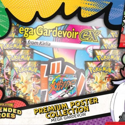 Pokemon TCG - Mega Evolution Ascended Heroes premium poster collection Mega Gardevoir ex
