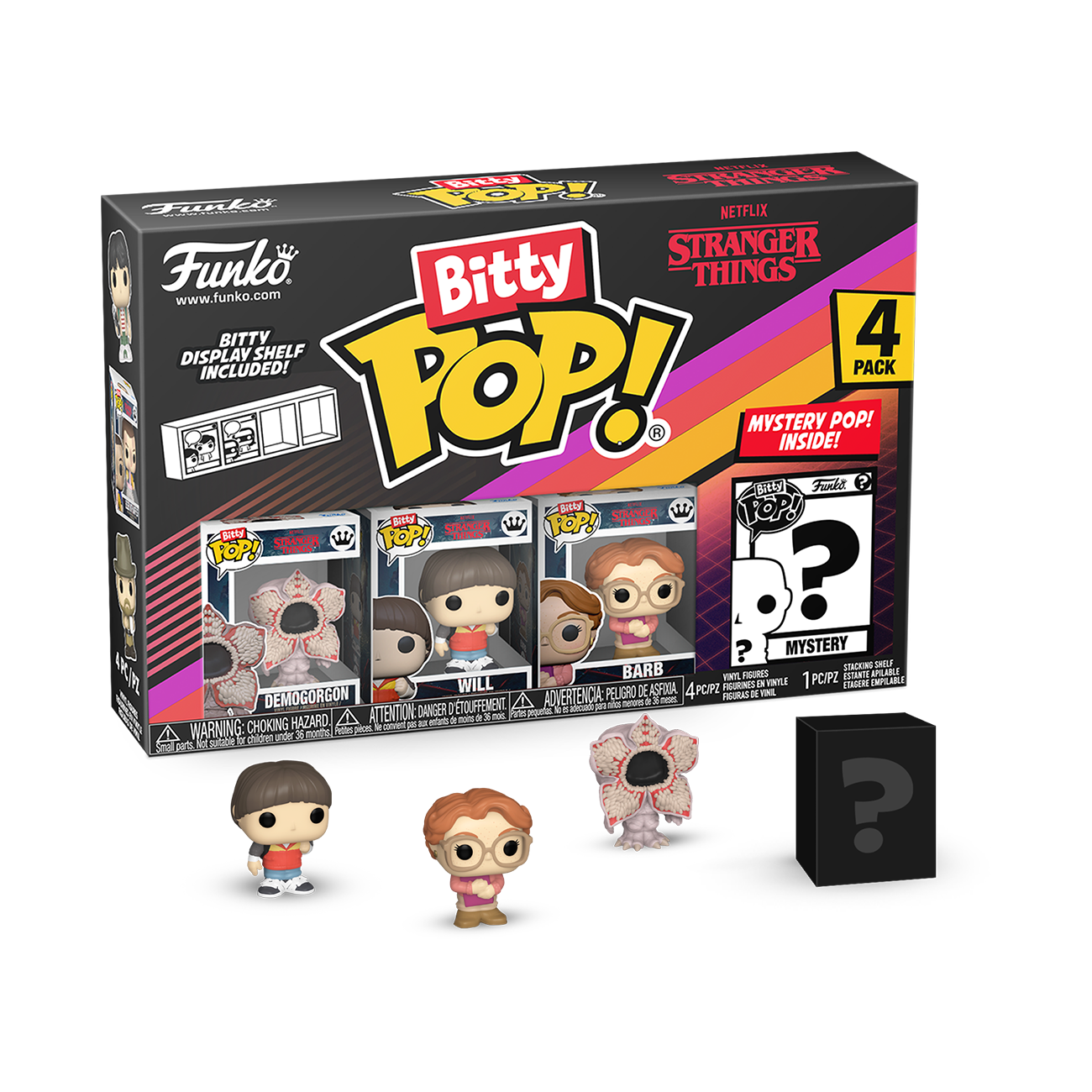 Bitty pop 4 pack demogorgon - stranger things - Imagen 2