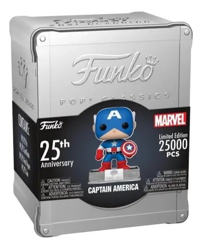 Captain america caja metalica limited edition - marvel