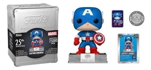 Captain america caja metalica limited edition - marvel - Imagen 2