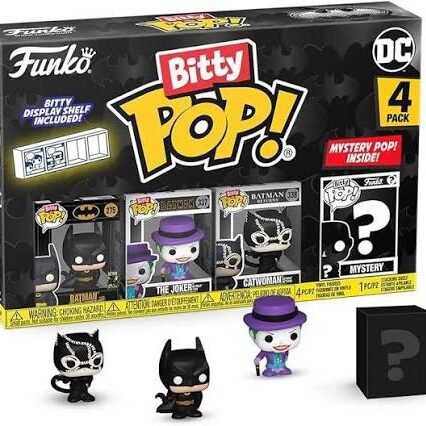 Bitty pop 4 pack Batman y robin - DC comics