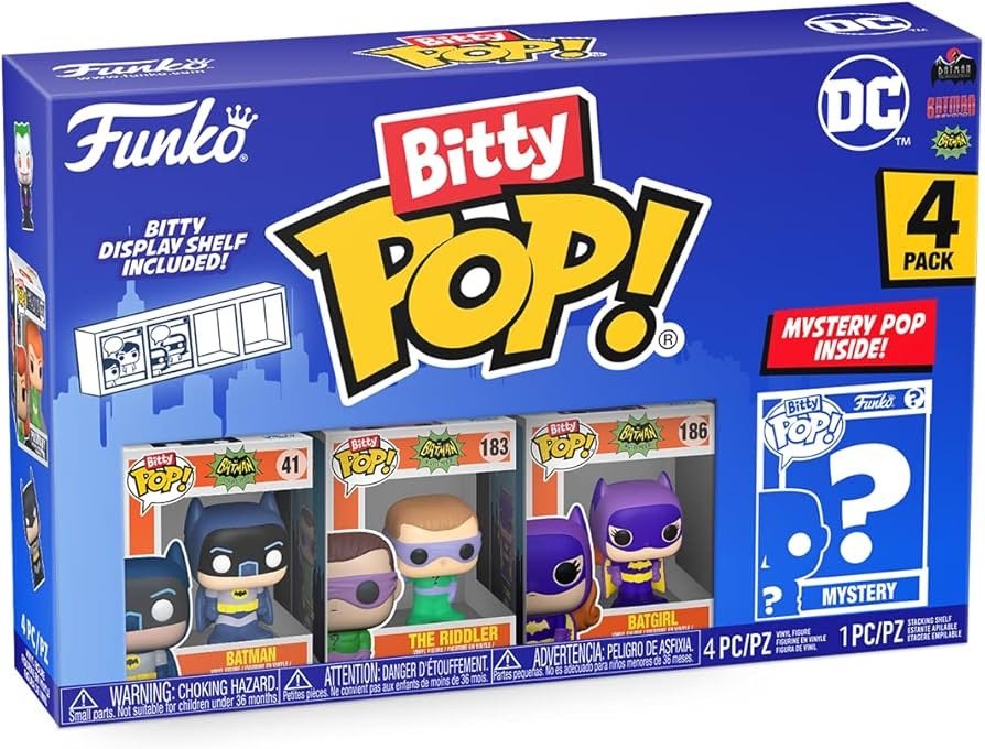 Bitty pop 4 pack Batman y the riddler - DC comics