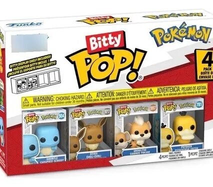 Bitty pop 4 pack squirtle - pokemon