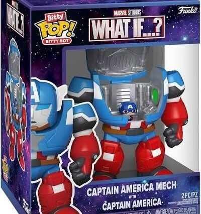 Bitty pop bitty bot Captain america mech - Marvel What if…?