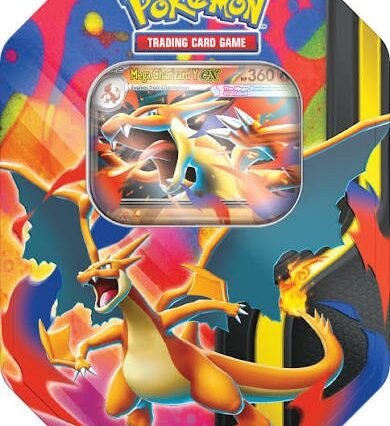 Pokemon TCG - Mega Charizard Y EX Tin (Inglés )