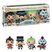 Luffytaro, Sabo, Roronoa Zoro, Jinbe 4 pack - One Piece