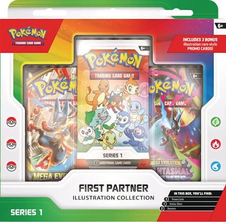 Pokémon TCG - first partner illustration collection
