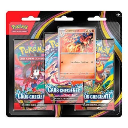 pokemon TCG - Mega Evolución caos creciente 3 pack blister