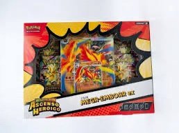 Pokemon TCG - Mega Evolución Ascenso Heroico Caja Mega-Emboar ex