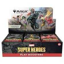 TCG- Super Heroes play boosters display - Magic the gathering