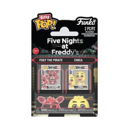 Bitty pop 2 Pack five nights at freddy`s - chica & foxy