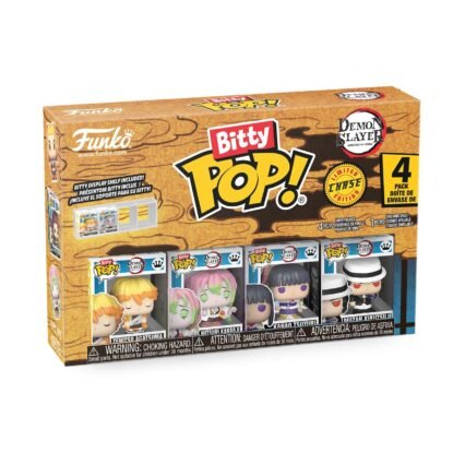 Bitty pop 4 pack zenitsu - demon slayer
