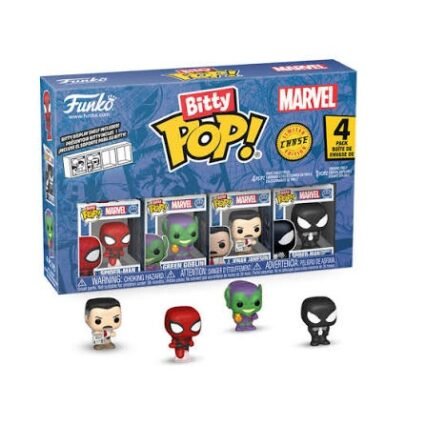Bitty pop 4 pack spider man - marvel