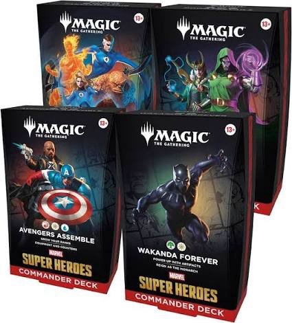 Magic the gathering - super heroes commander deck
